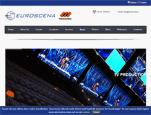 Tablet Screenshot of euroscena.org